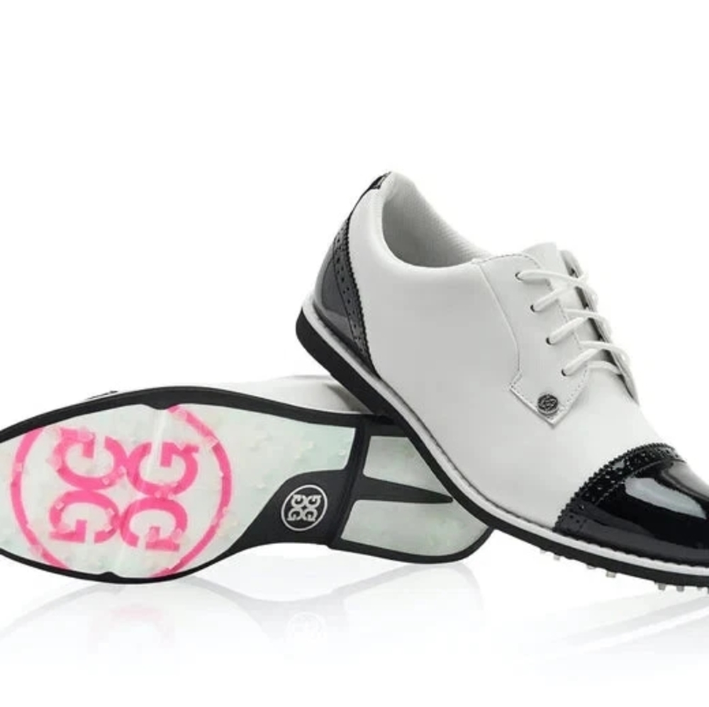 Stylish Women's Black and White Golf Shoes